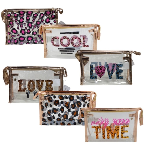 Necessaire Tigrada de PVC - Promoção