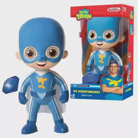 Boneco Lucas Toon - Os Aventureiros Super Foca - Brinquedos Rosita