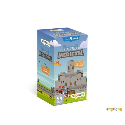 Blocos de Montar Castelo Medieval em Madeira - Sopecca