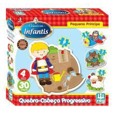 Jogo Quebra Cabeça Progressivo Pequeno Príncipe 30 peças - Nig Brinquedos
