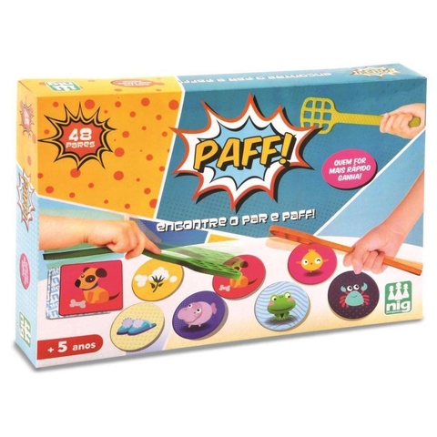 Jogo PAFF Tapa Certo 48 Pares e 4 Raquetes - Nig