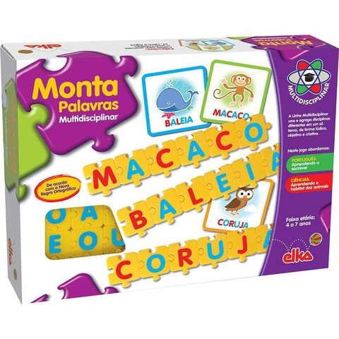 Jogo Monta Palavras Multidisciplinar - Elka