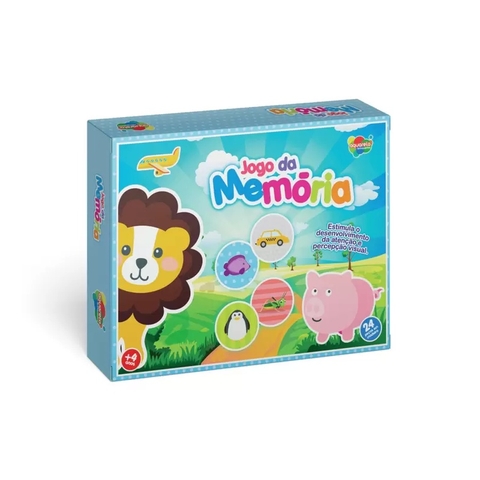 Jogo da Memória em Madeira - Aquarela