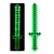 Espada Modelo Minecraft Esmeralda Brinquedo com Som e Luz LED - Aini Toy - loja online