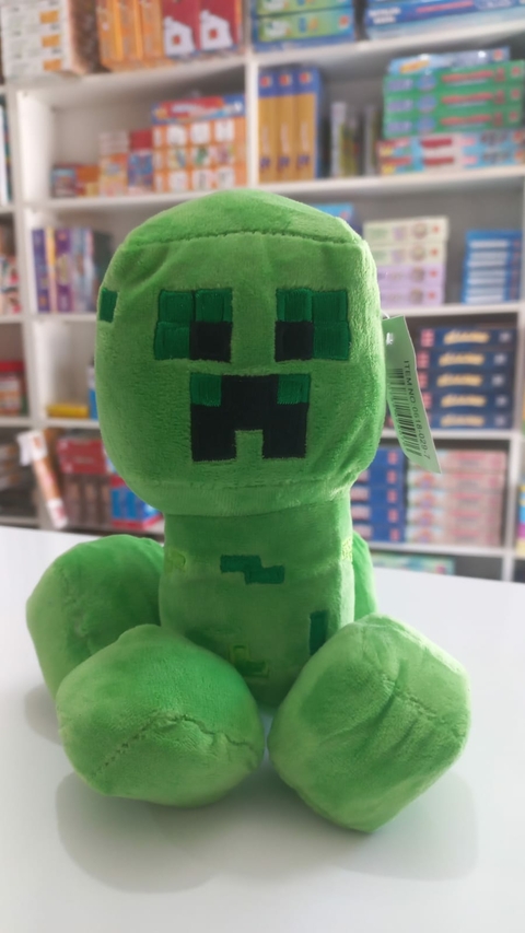 Pelúcia Creeper Minecraft- Estrela