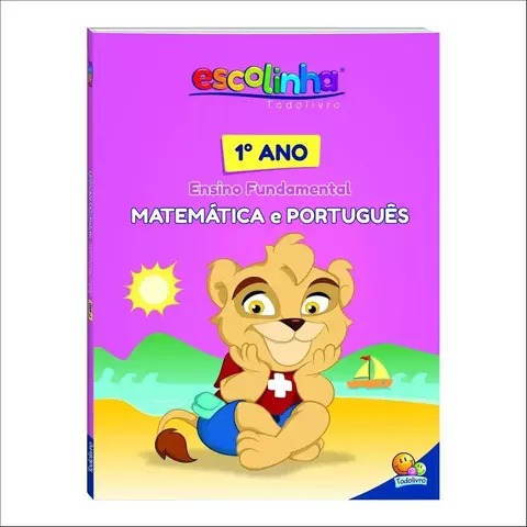 Livro Matemática e Português 1° Ano Ensino Fundamental Coleção Escolinha Todolivro