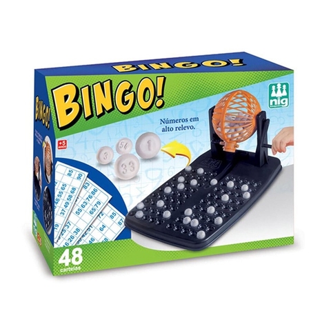 Jogo Bingo - 48 cartelas - Nig Brinquedos