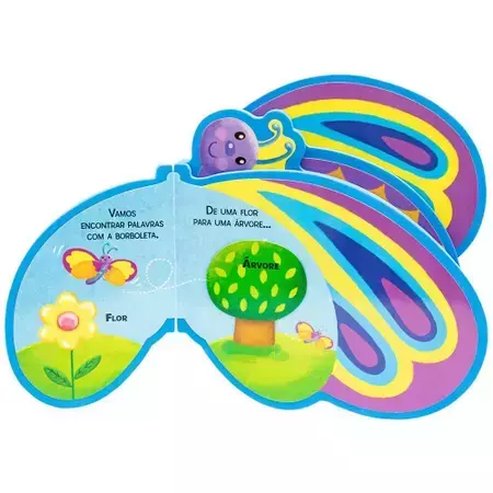 Bichinhos em 3D Borboleta Primeiras Palavras TodoLivro