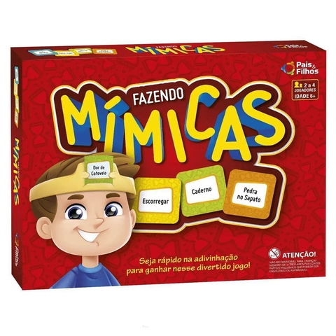 Jogo Fazendo Mímicas Pais e Filhos 0987