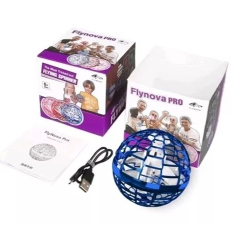 Spinner Bola Voadora LED Flynova Pro Bomerangue Flying Spinner