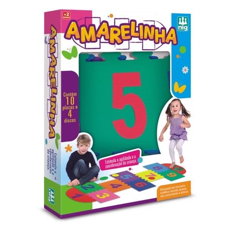 Amarelinha em E.V.A. - Nig Brinquedos