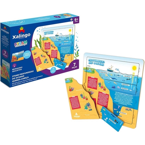 Quebra Cabeça Steam Profundezas do Oceano - Xalingo