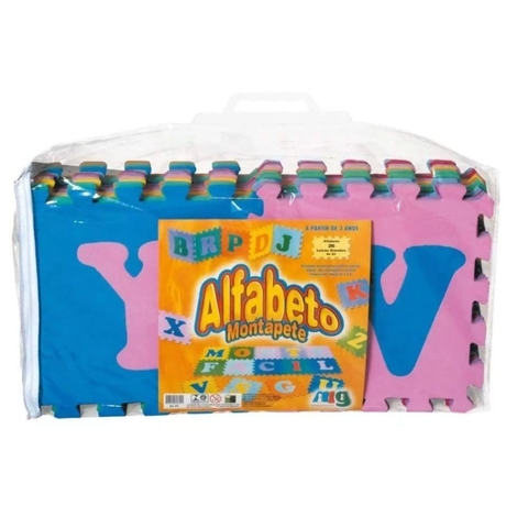 Montapete em E.V.A. - Alfabeto - 26 Peças - Nig Brinquedos