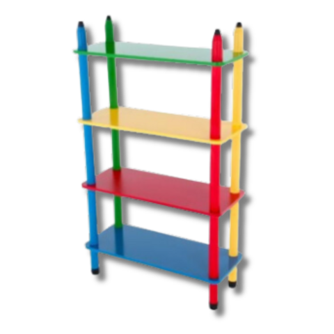 Prateleira Colorida Formato Lápis - Carlu
