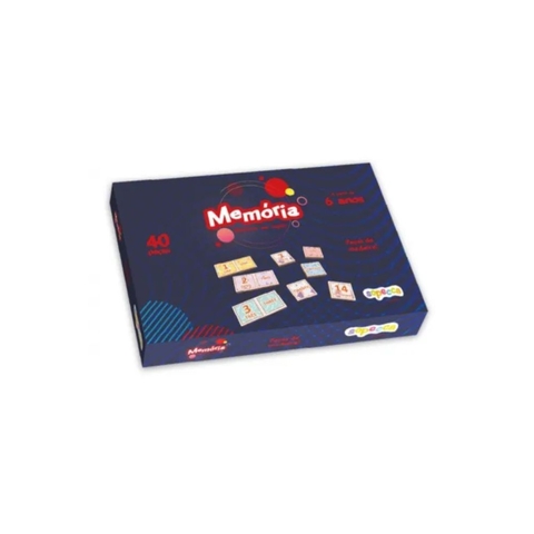 Memória Números em Inglês - Peças em Madeira - Sopecca