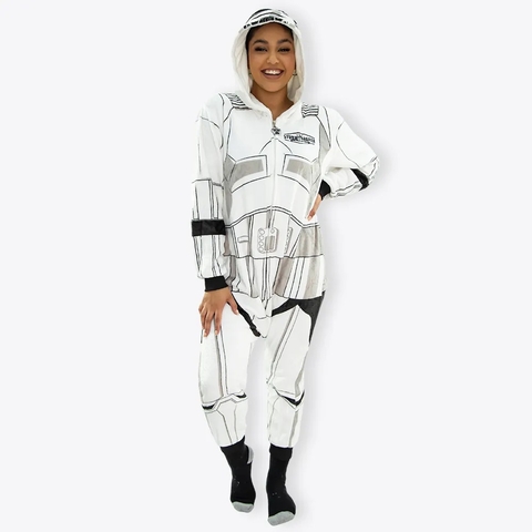 Pijama Macacão Kigurumi Stormtrooper- Star Wars - Zona Criativa
