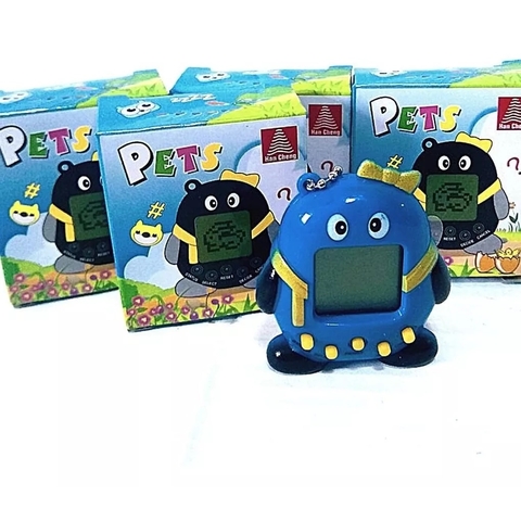 Brinquedo Bichinho Virtual Tamagochi 168 Animais retrô mini game Com Pilhas - Toy Gold