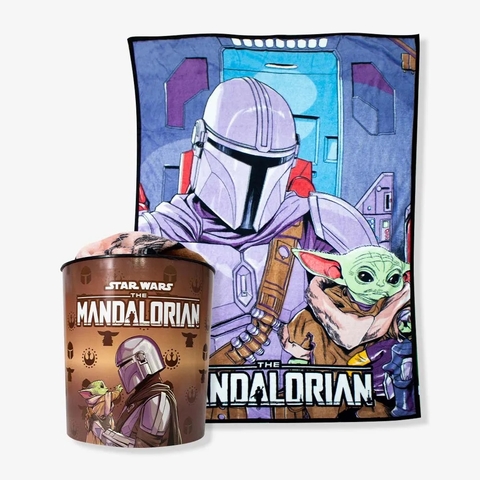 Kit Balde para Pipoca e Manta Star Wars The Mandalorian - ZonaCriativa