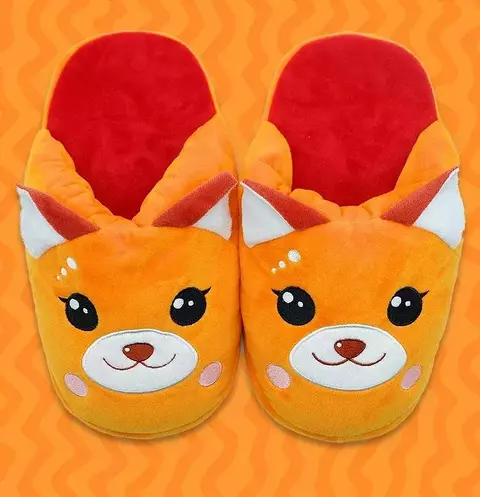 Pantufa Chinelo Raposa PoopStore Tamanho 40/41