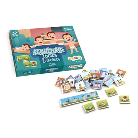 Sequência Lógica Diversos em Madeira