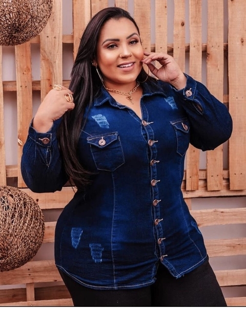 Jaqueta jeans Glamour