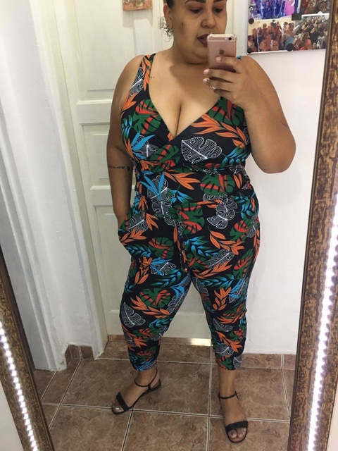 Conjunto body e calça jogger