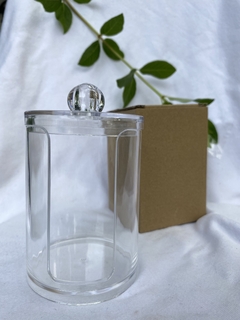 caja ornizadora de algodon redondo hisopo - comprar online