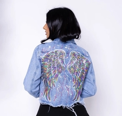 jaqueta jeans asas color