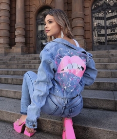 jaqueta jeans boca rosa na internet