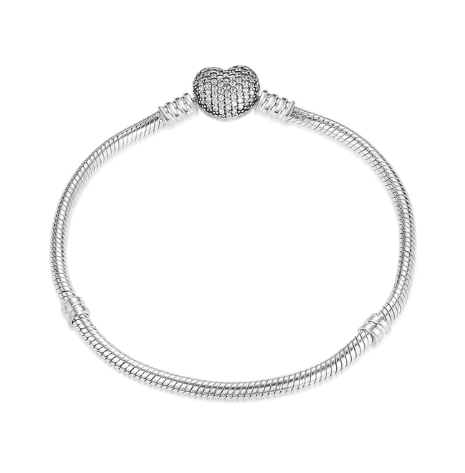 Pulsera heart cristales