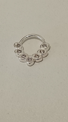 Piercing Furo Zircônia 3485 Prata 925 na internet