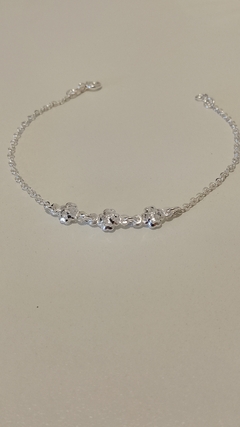 Pulseira Trevo com Zircônia 21218 Prata 925 - comprar online