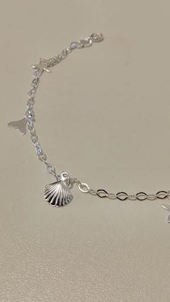 Pulseira Concha estrela 3938 Prata 925 na internet