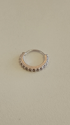 Piercing Furo Argola Zircônia B3439 Prata 925 - comprar online