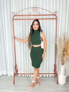 Conjunto em Tricô Poliéster