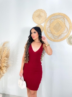 Vestido em fio de tricô - comprar online