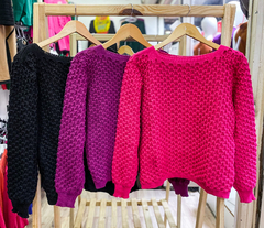 Blusa de frio longa Comeia.