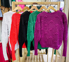 Blusa de frio flor