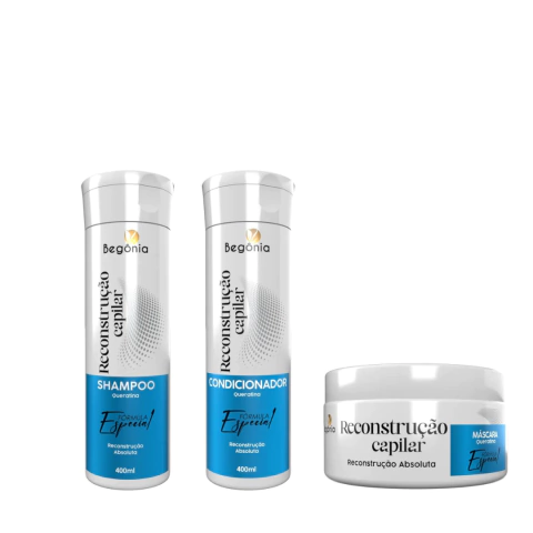 Kit Reconstrução Capilar Begônia