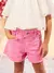 SHORT EM SARJA ANIMÊ ROSA - comprar online