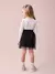 CONJUNTO BLUSA E SAIA MOMI - PequeNINAS Kids