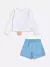 CONJUNTO BLUSA E SHORTS MOMI - loja online