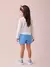 CONJUNTO BLUSA E SHORTS MOMI - PequeNINAS Kids