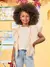BLUSA BABADO MANGA ANIMÊ - comprar online