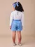SHORTS SAIA JEANS ANIMÊ - PequeNINAS Kids