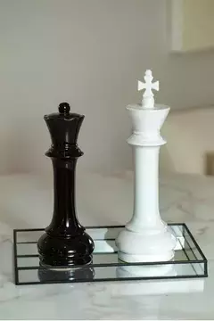 Pieza De Ajedrez Reina 30 Cm Ceramica Deco Diseño