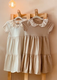 Vestido Carmelo Tostado - tienda online