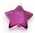 Dije estrella violeta grande