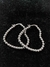 Argollas corazon con bolitas