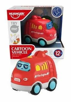 vehículos con luz y sonido cartoon vehicle - huanger - Juguetería Pekita's